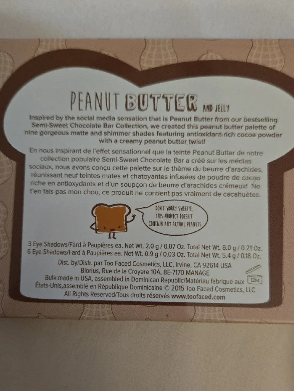 SALE! Too Faced Peanut Butter and Jelly Eyeshadow Palette